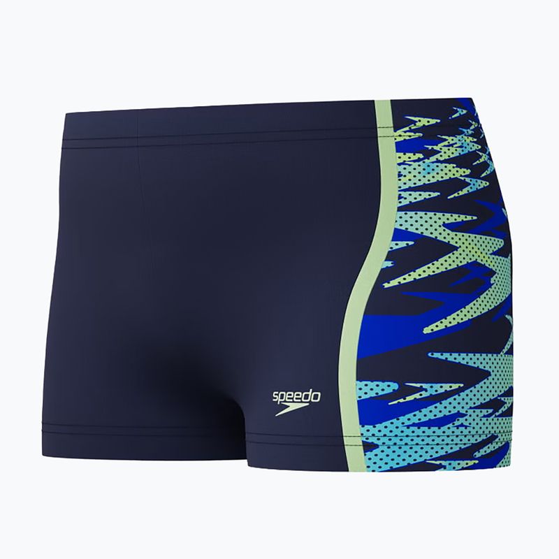 Badeboxer Speedo Hyperboom Splice Aquashort peacoat/deep sapphire 3