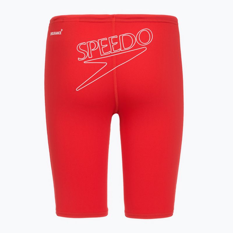 Kinder-Schwimmjammer Speedo Endurance+ Logo Jammer high risk red 2