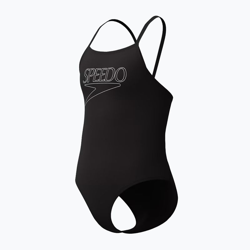 Kinder-Badeanzug Speedo Endurance+ Logo Thinstrap anthracite 3