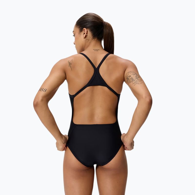 Damen-Badeanzug Speedo Solid EnduraSoft Turnback team black 2
