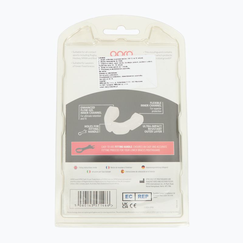 Mundschutz Opro Lower Braces white 2