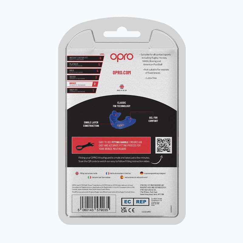 Opro Bronze GEN5 blau Kieferprotektor 3