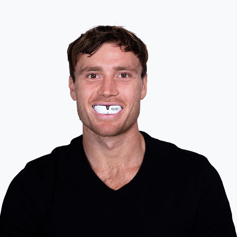 Mundschutz Opro Silver black/white/white 4