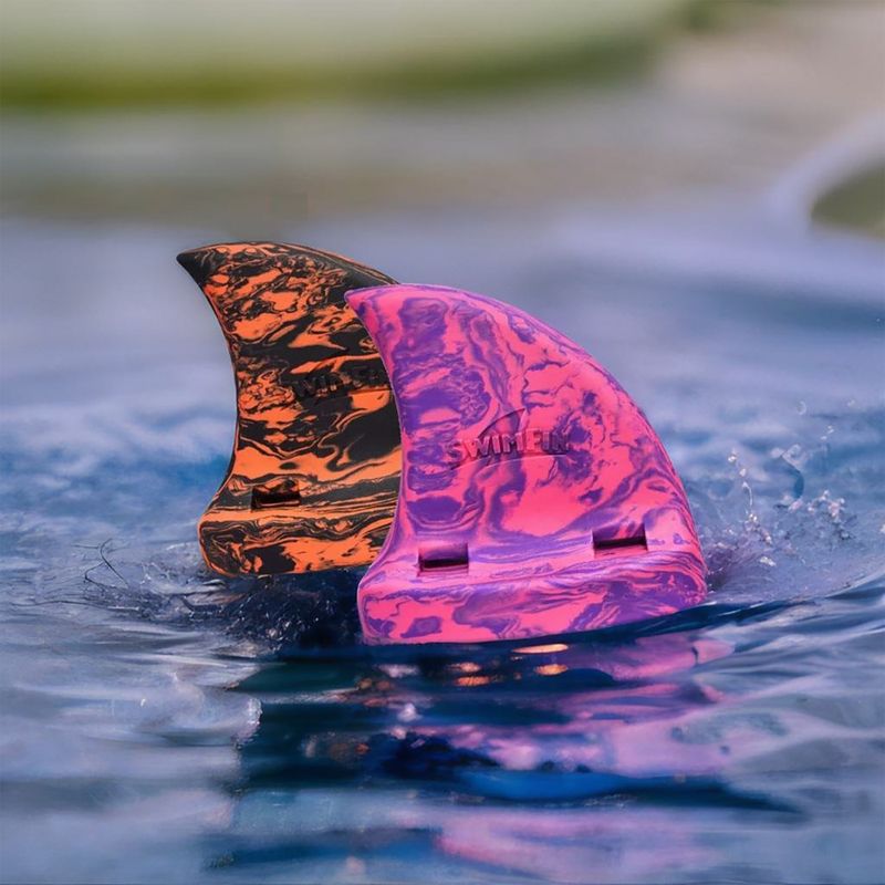 SwimFin Kinderschwimmflosse SWIMFINTIGLIL lila/rosa marmoriert 2