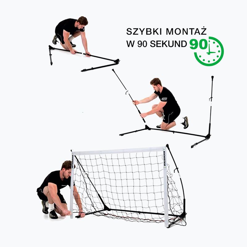 QuickPlay Kickster Elite 300 x 100 cm tragbares Fußballtor QP1181 9