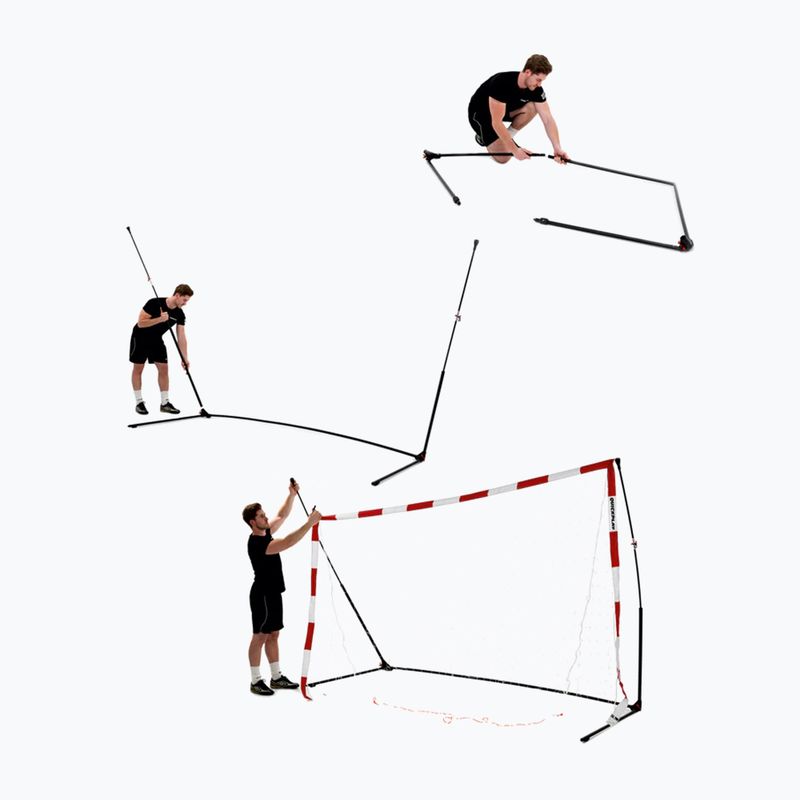 Quickplay Handballtor 240 x 170 cm schwarz/weiß/rot 3