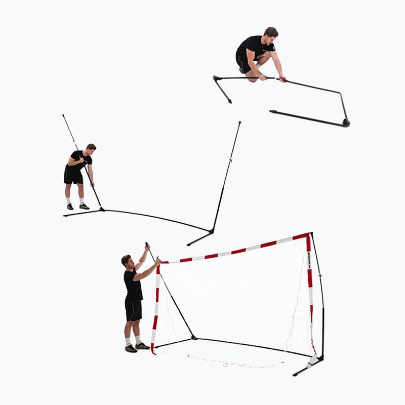 QuickPlay Handballtor 300 x 200 cm weiß/rot 3