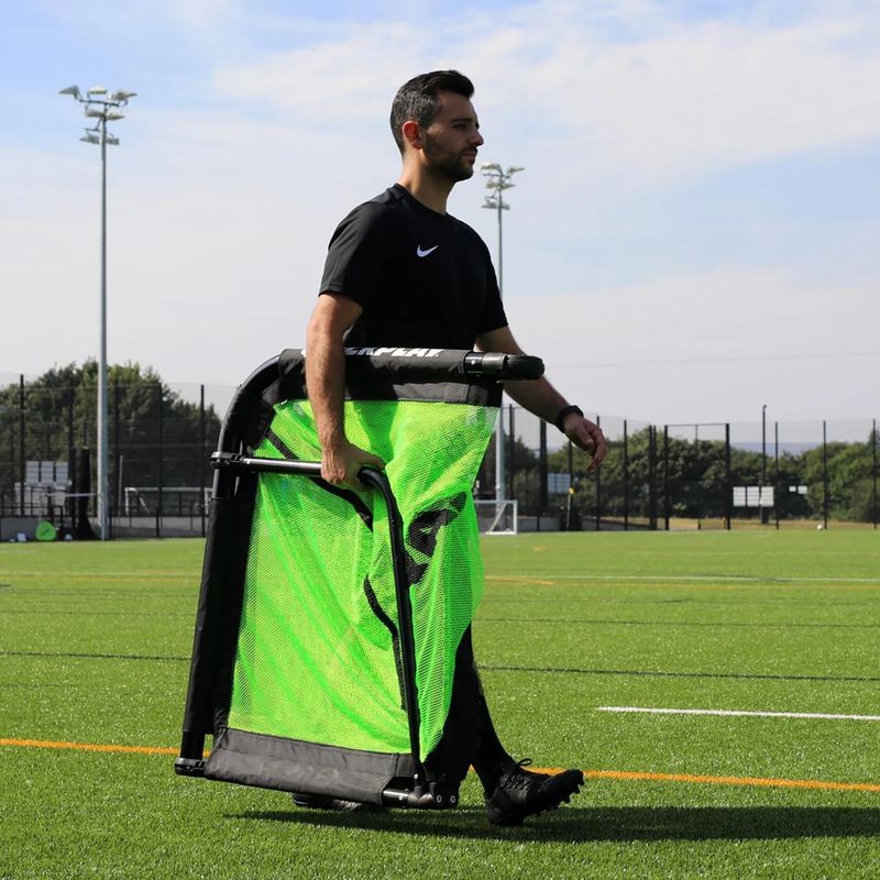 Quickplay Pro Alu Training Fußballtor 150 x 100 cm schwarz/grün 7