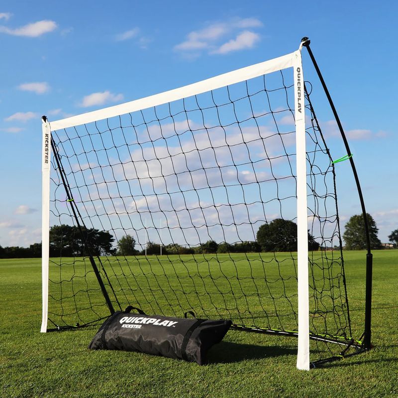 QuickPlay Kickster Fußballtor 150 x 100 cm schwarz/weiß 2