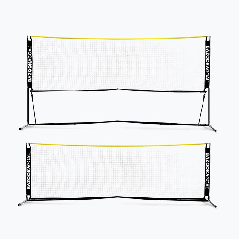 Bazookagoal Fußball Tennisnetz 300 x 100/150 cm schwarz 3267