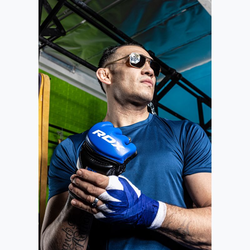 RDX Glove Neues Modell GGRF-12U blau Grappling-Handschuhe