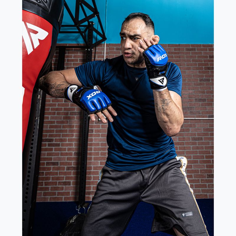 RDX Glove Neues Modell GGRF-12U blau Grappling-Handschuhe