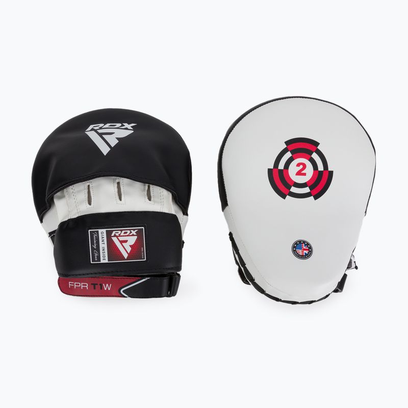 RDX Focus Pad mit Riemen weiß Trainer Pfoten 2