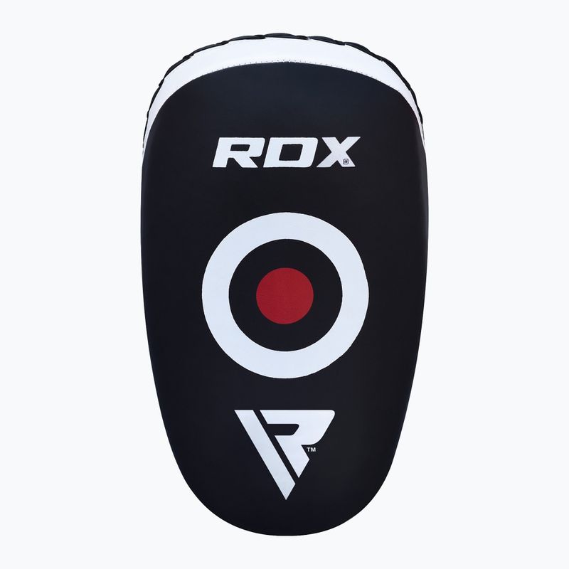 RDX T3 Muay Thai Training Schild Kick Pads weiß/schwarz 2