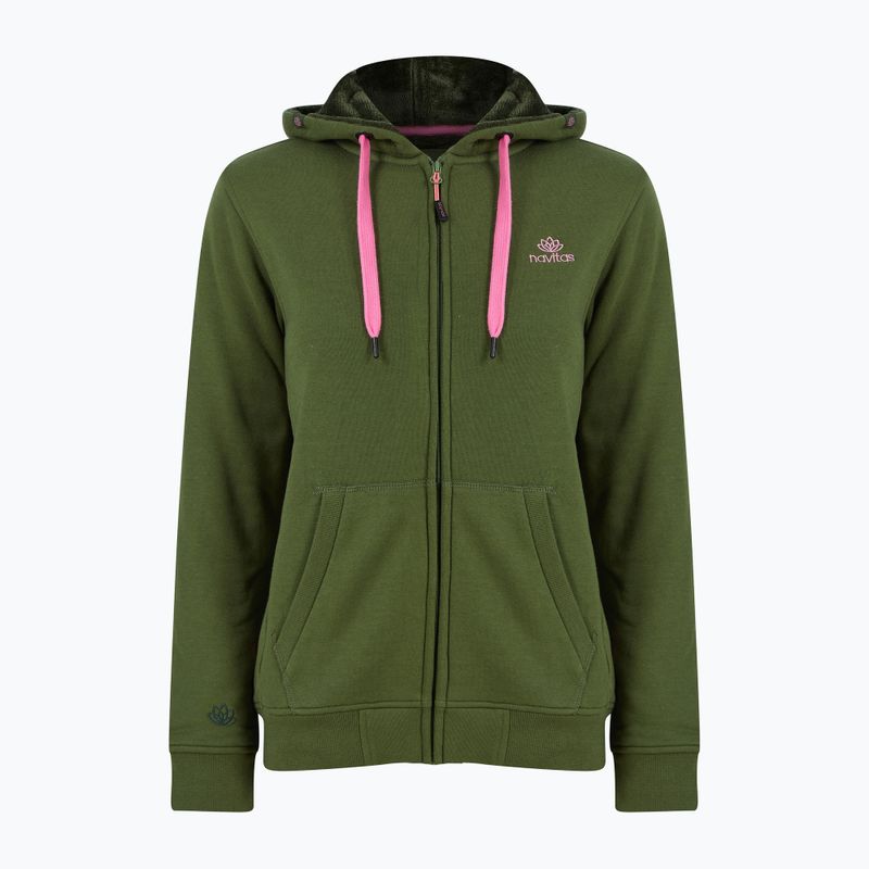 Navitas Lily Sherpa Zip Hoody für Frauen grün