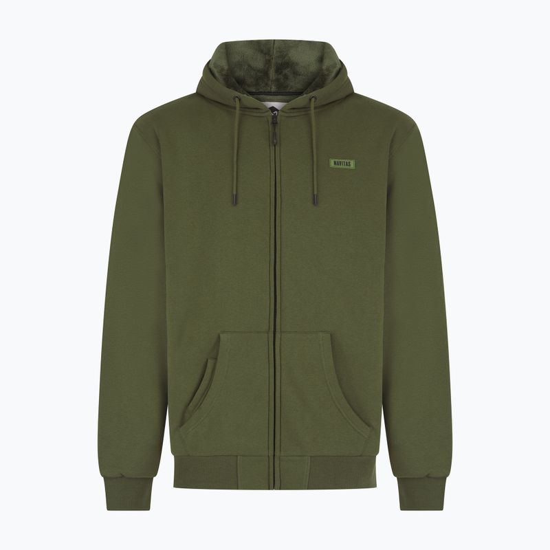 Navitas Sherpa Zip Hoody für Männer grün