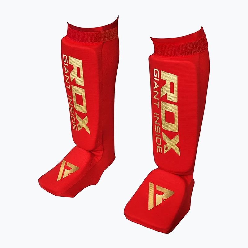 RDX Hosiery Shin Instep Foam Schienbein- und Fußschützer rot