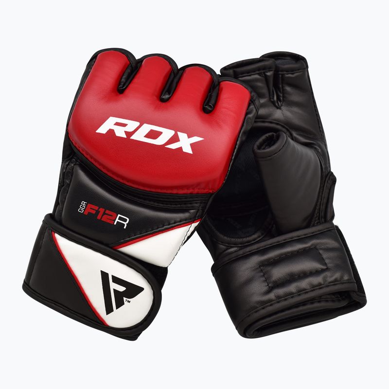 Grappling Handschuhe RDX Glove New Model GGRF-12R rot 2