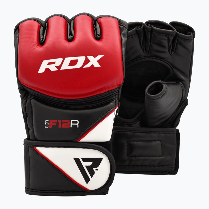 Grappling Handschuhe RDX Glove New Model GGRF-12R rot