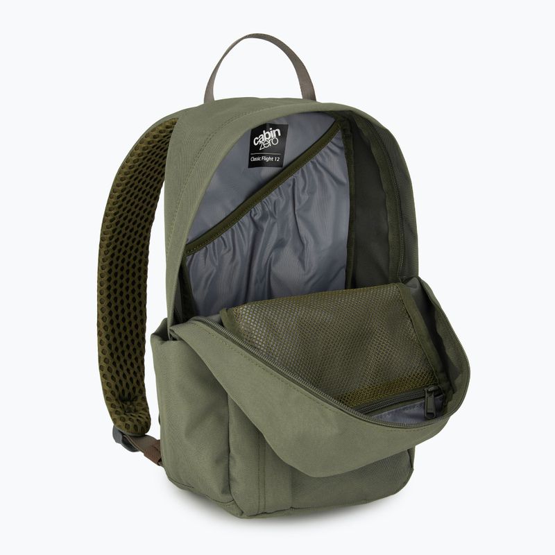 CabinZero Flight 12 l georgian khaki Stadt Rucksack 4