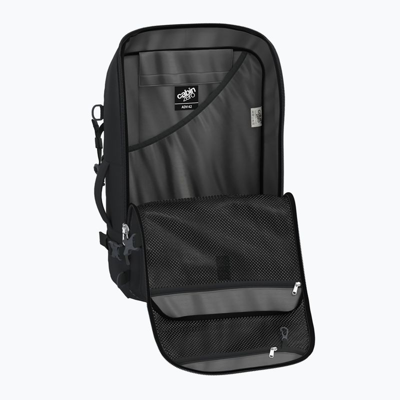 CabinZero Adventure 42 l Wanderrucksack absolut schwarz 8