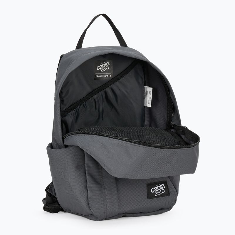 CabinZero Flight 12 l urbaner Rucksack original grau 4