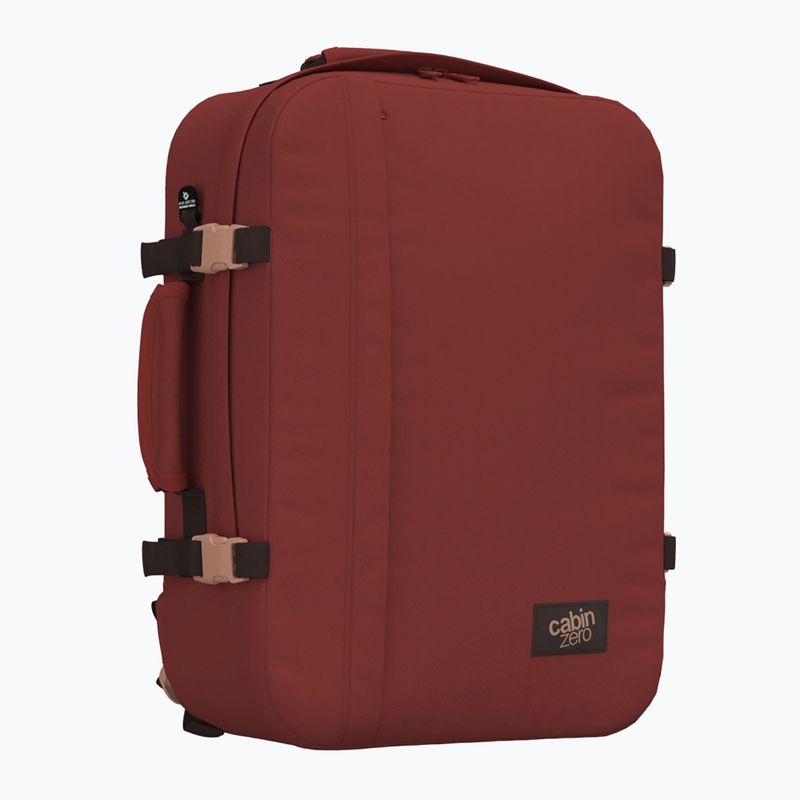 CabinZero Classic 44 l sangrarot Wanderrucksack 2