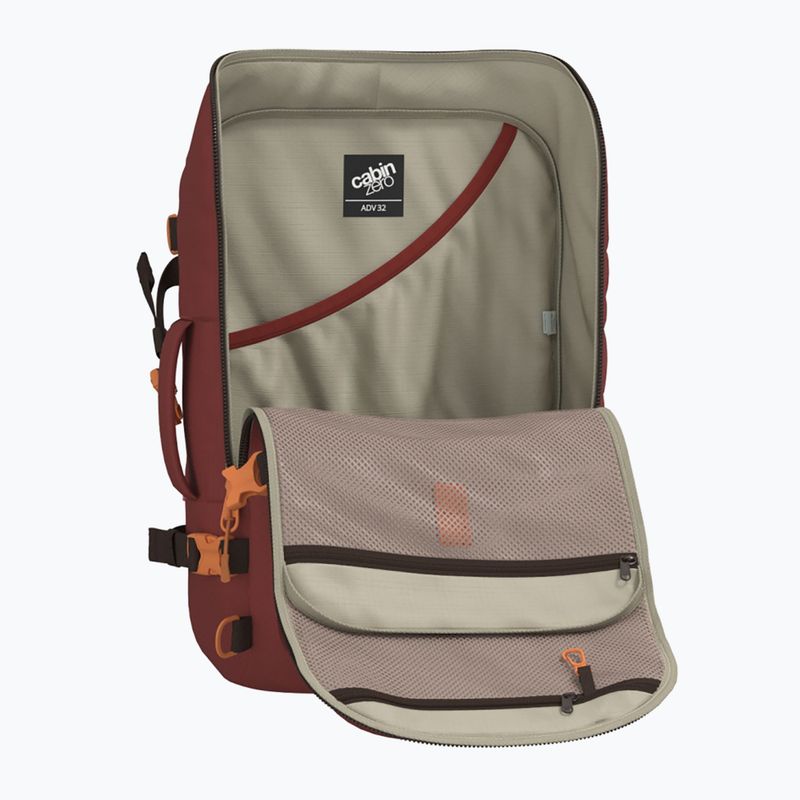 CabinZero Adventure 32 l sangria rot Wanderrucksack 7