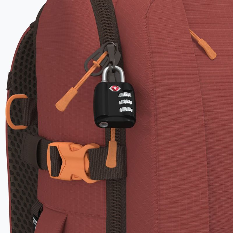CabinZero Adventure 42 l sangria rot Wanderrucksack 9