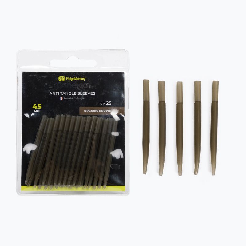 RidgeMonkey Connexion Anti Tangle Sleeves braun RMT109