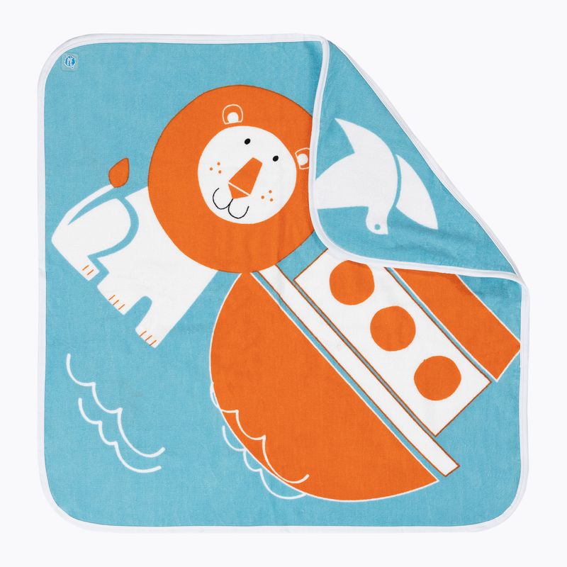 Kinderhandtuch mit Kapuze Splash About Arche Noah blau HTNOA