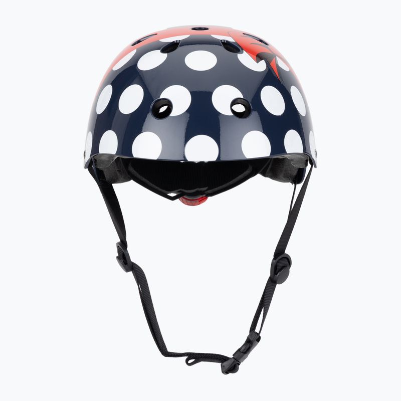 Hornit PolkaDot Kinderfahrradhelm navy/weiß/rot 2