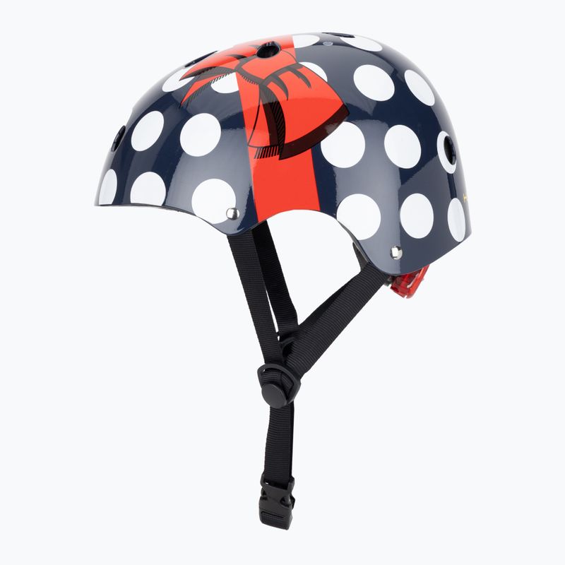 Hornit PolkaDot Kinderfahrradhelm navy/weiß/rot 3
