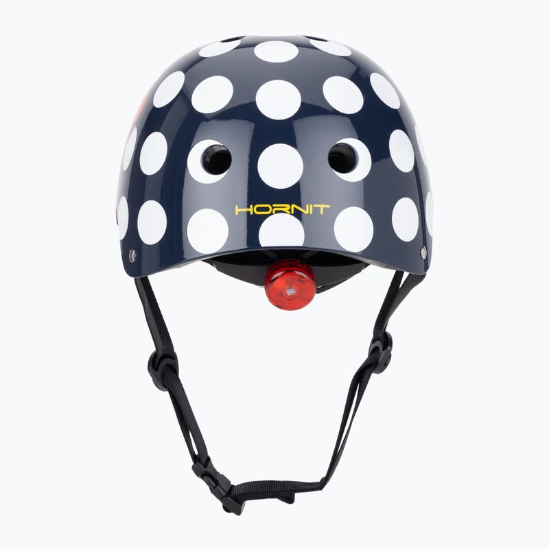 Hornit PolkaDot Kinderfahrradhelm navy/weiß/rot 4