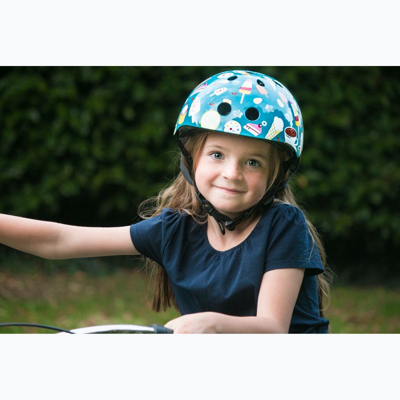 Hornit IceCream blau/multicolor Kinderfahrradhelm