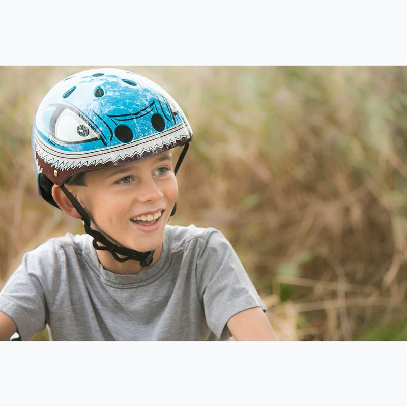 Hornit Shark blauer Kinderfahrradhelm