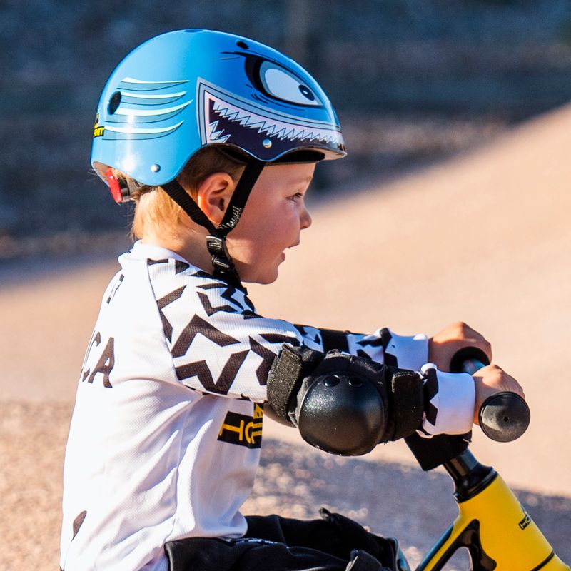 Hornit Shark blauer Kinderfahrradhelm