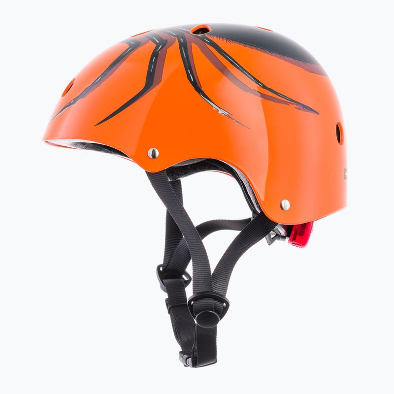 Hornit Spider orange/schwarzer Kinderfahrradhelm 2