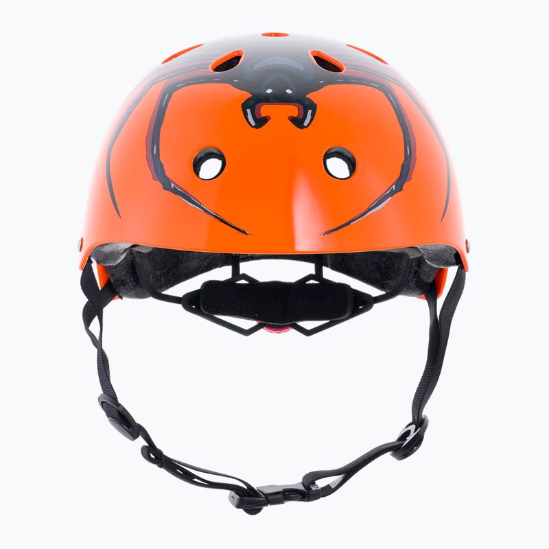 Hornit Spider orange/schwarzer Kinderfahrradhelm
