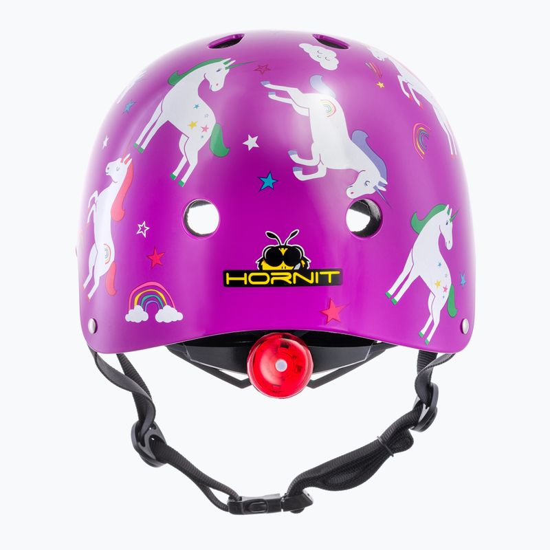 Hornit Unicorn lila/weißer Kinderfahrradhelm 3