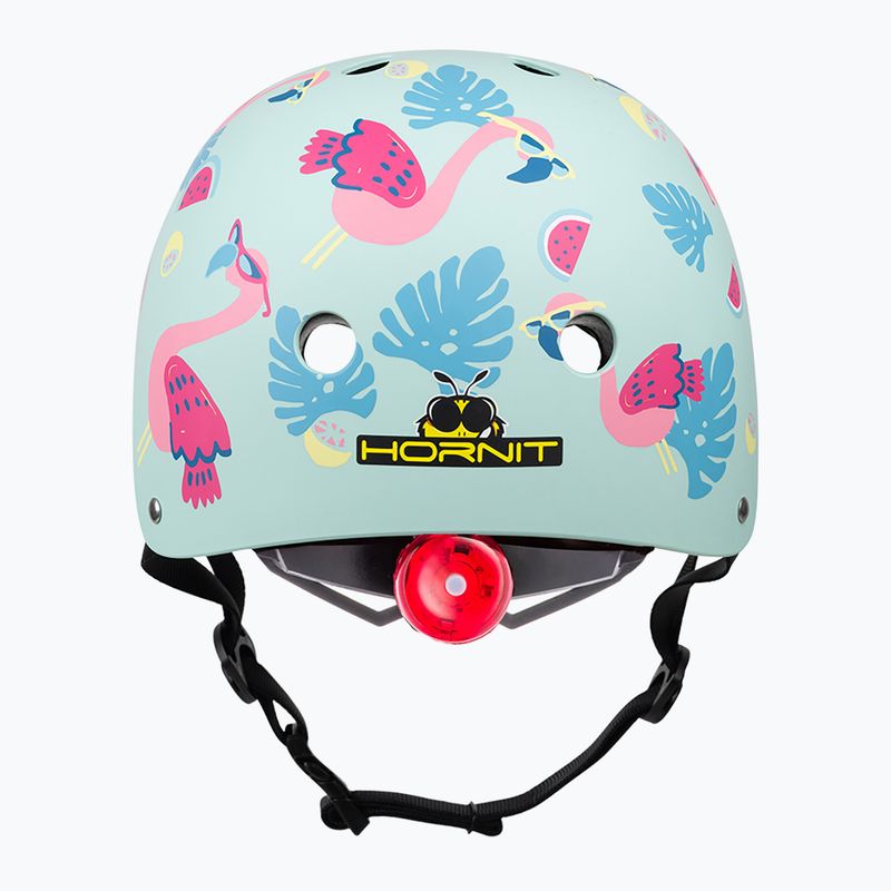 Hornit Kinderfahrradhelm Flaming blau/rosa