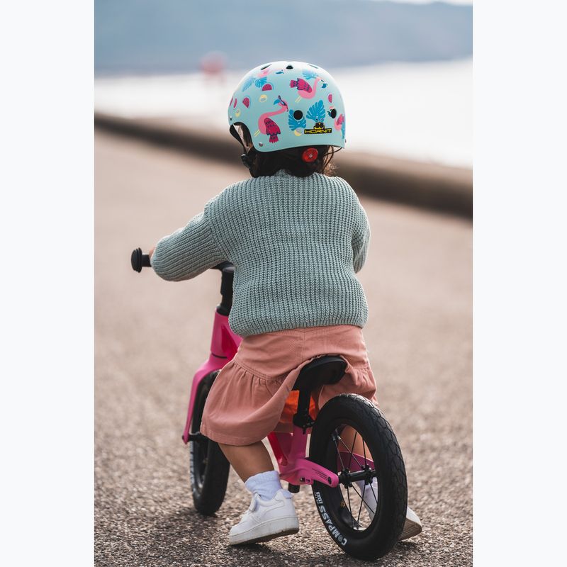Hornit Kinderfahrradhelm Flaming blau/rosa