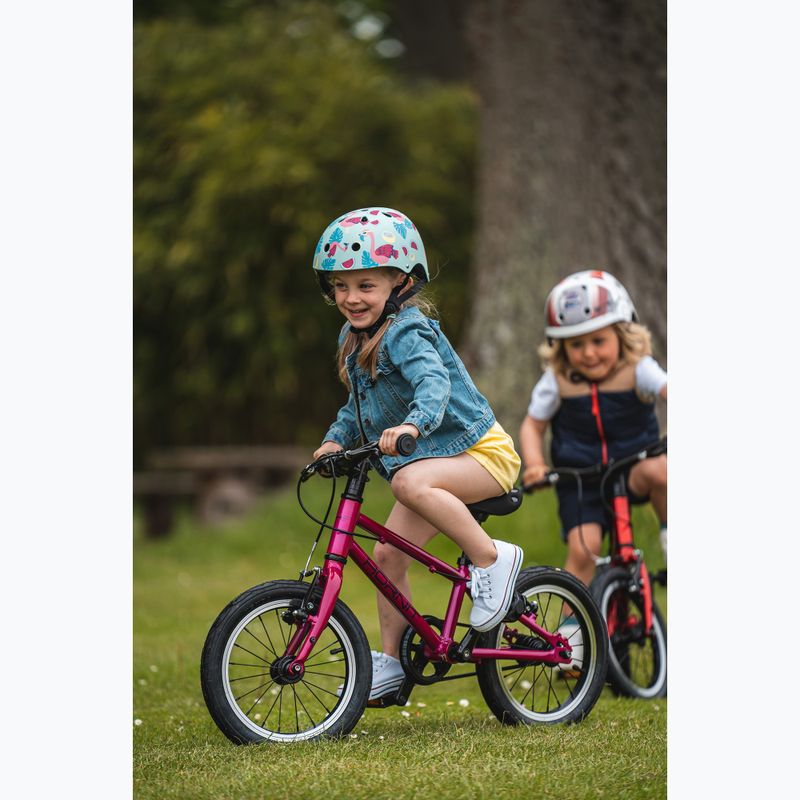 Hornit Kinderfahrradhelm Flaming blau/rosa