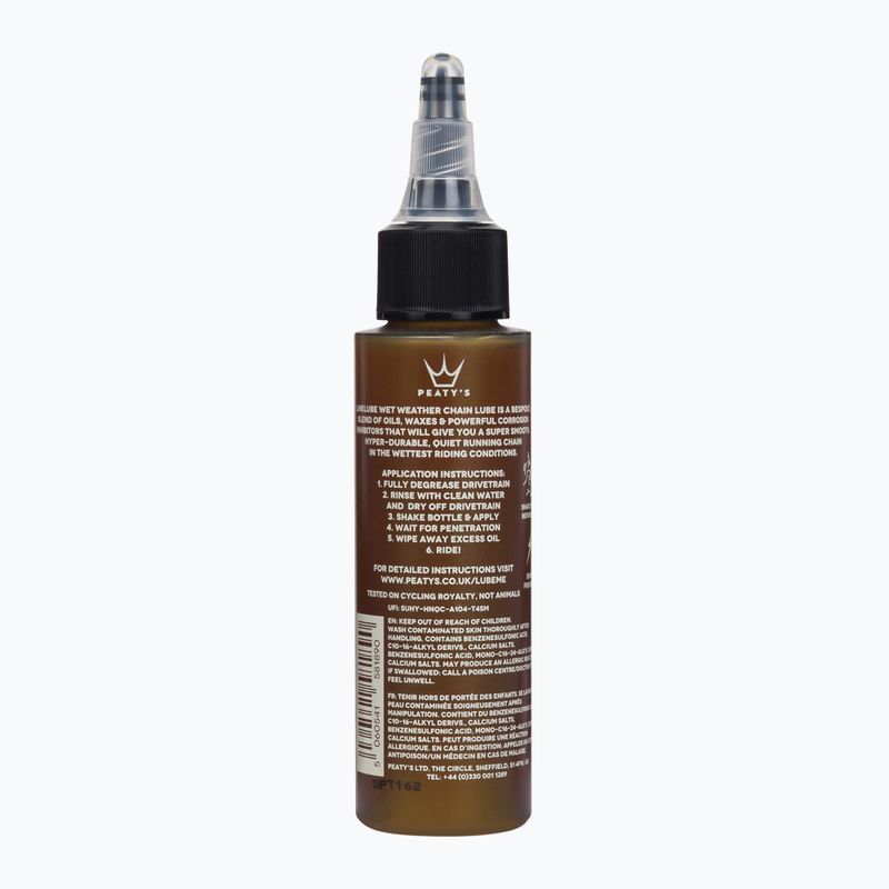 Peaty's Linklube Nasses Kettenschmiermittel Pwl-120-72 braun 83860 2