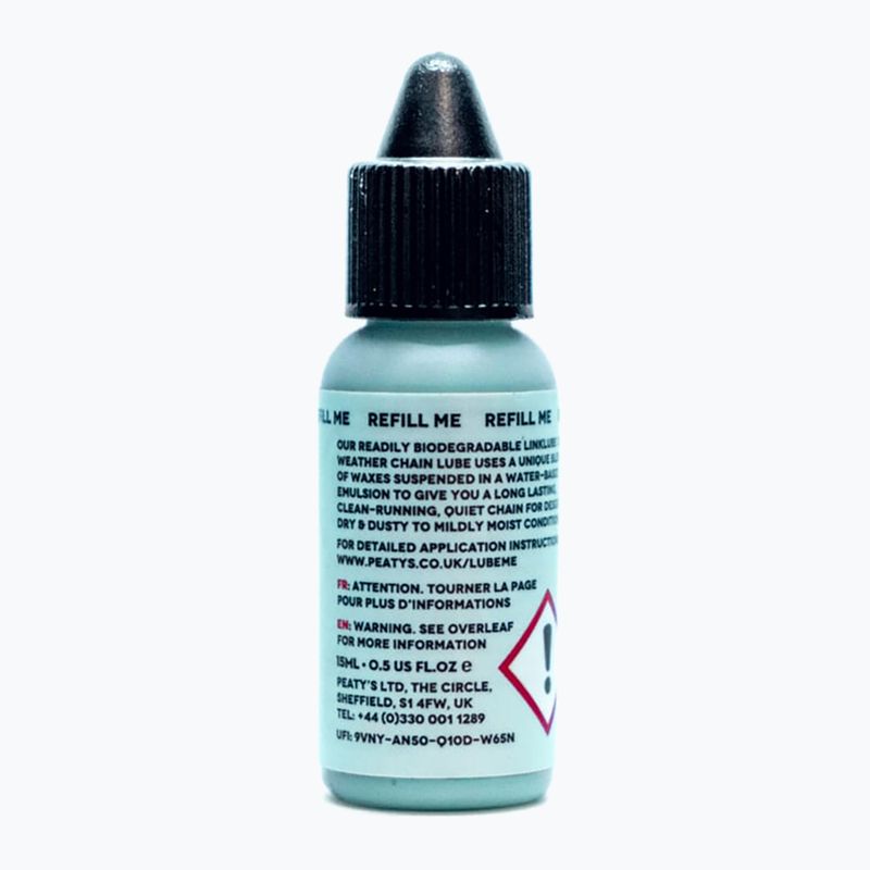 Peaty's Linklube Trockenes Kettenschmiermittel 15 ml 2