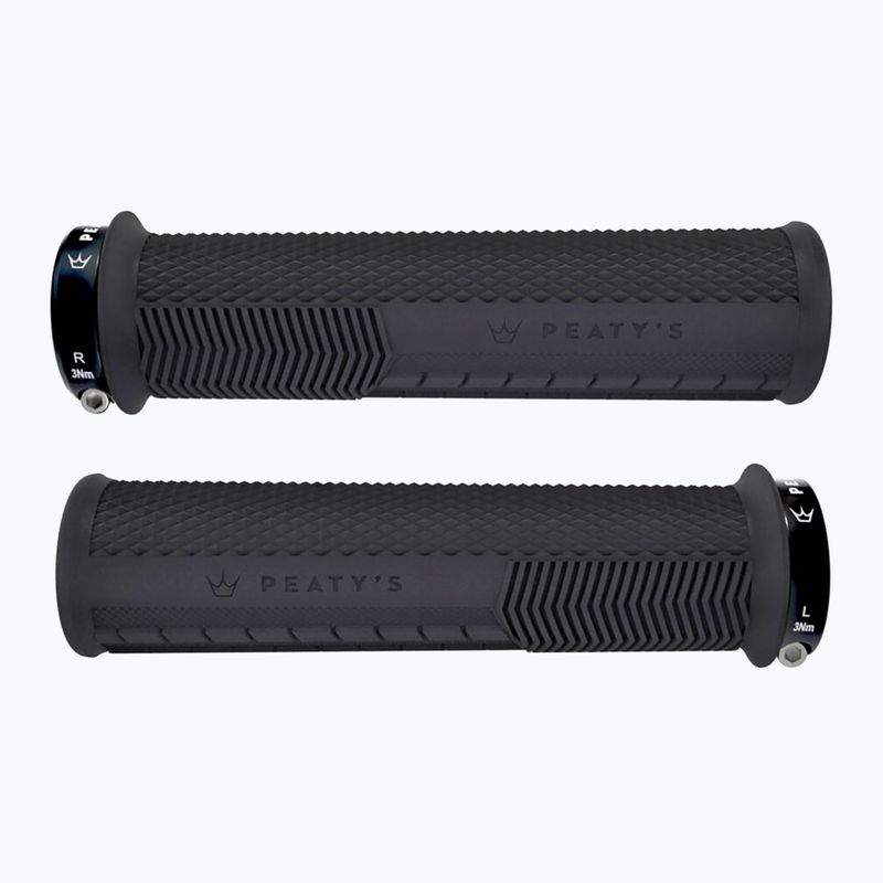 Peaty's Monarch Knurl Thin Lenker Griffe schwarz