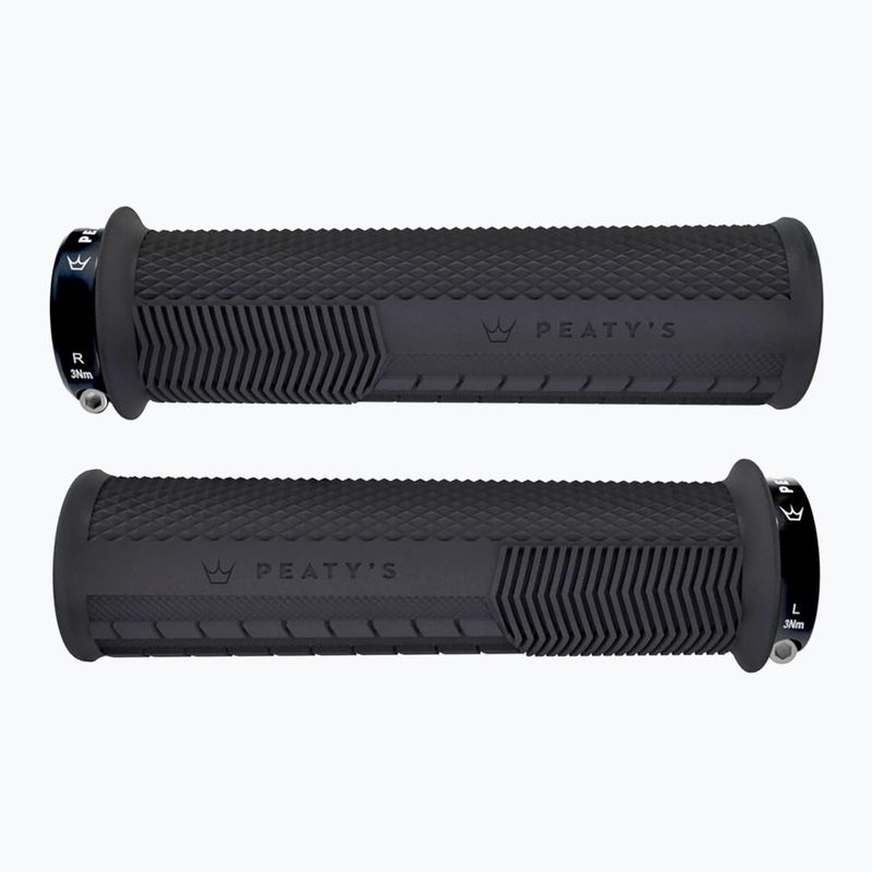 Peaty's Monarch Knurl Thick Lenker Griffe schwarz