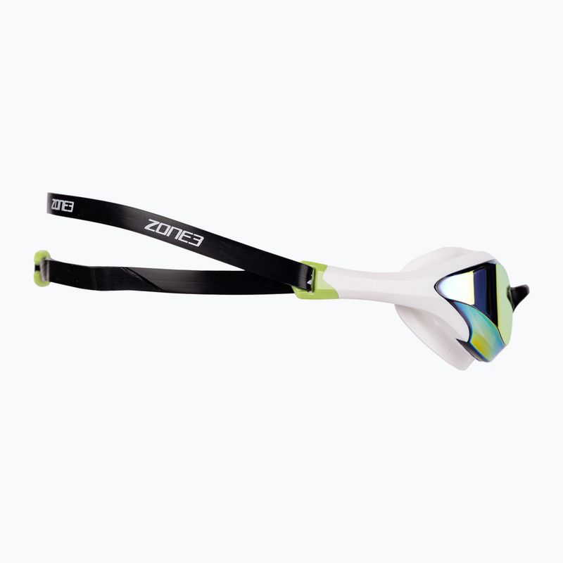 Schwimmbrille ZONE3 Volare Streamline Racing white/lime 3