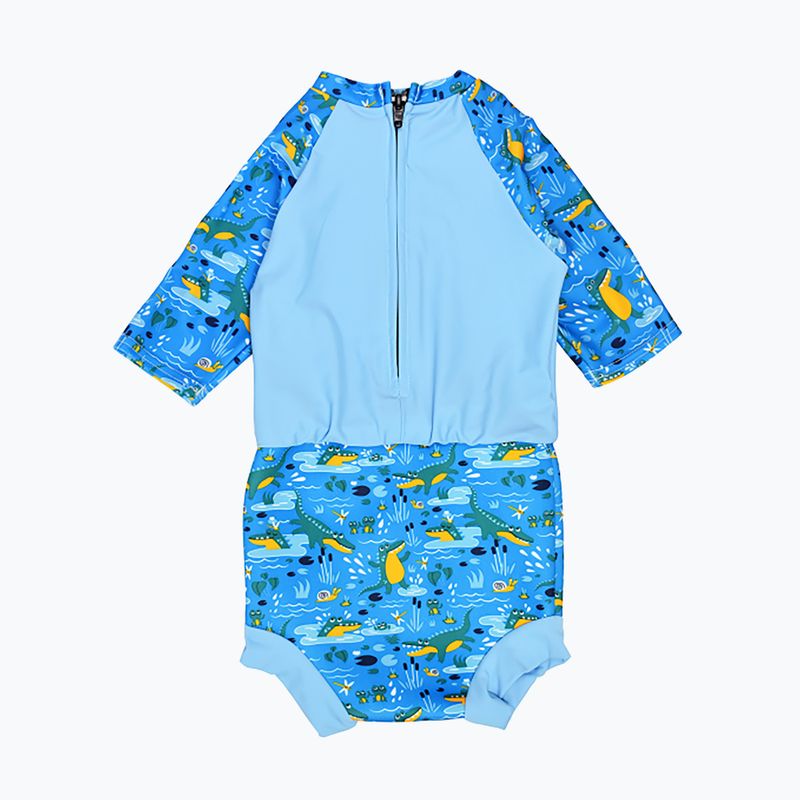 UPF 50+ Kinderoverall Splash About Happy Nappy blau HNSSCSL 2