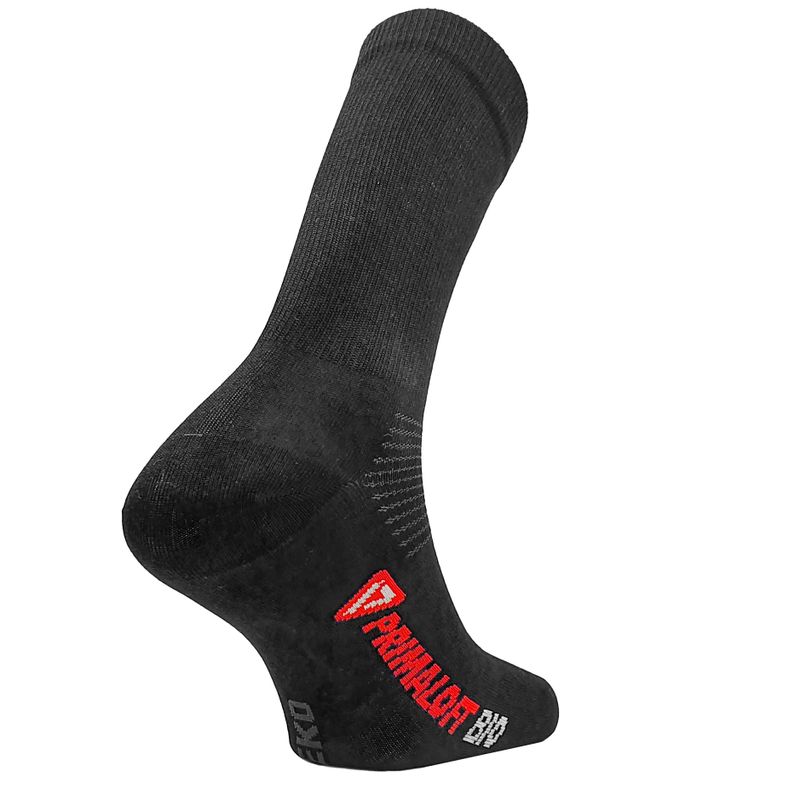 Trekkingsocken TEKO Ecobaseliner 1.0 Primaloft Bio schwarz 3